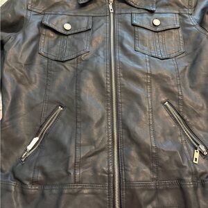 Women’s Black Leather Jacket